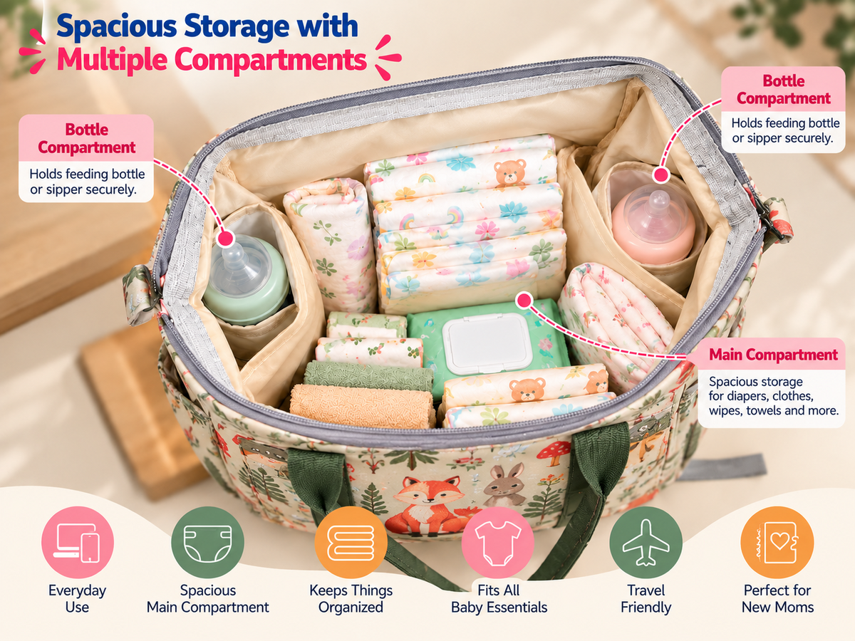 Baby fox Diaper Bag