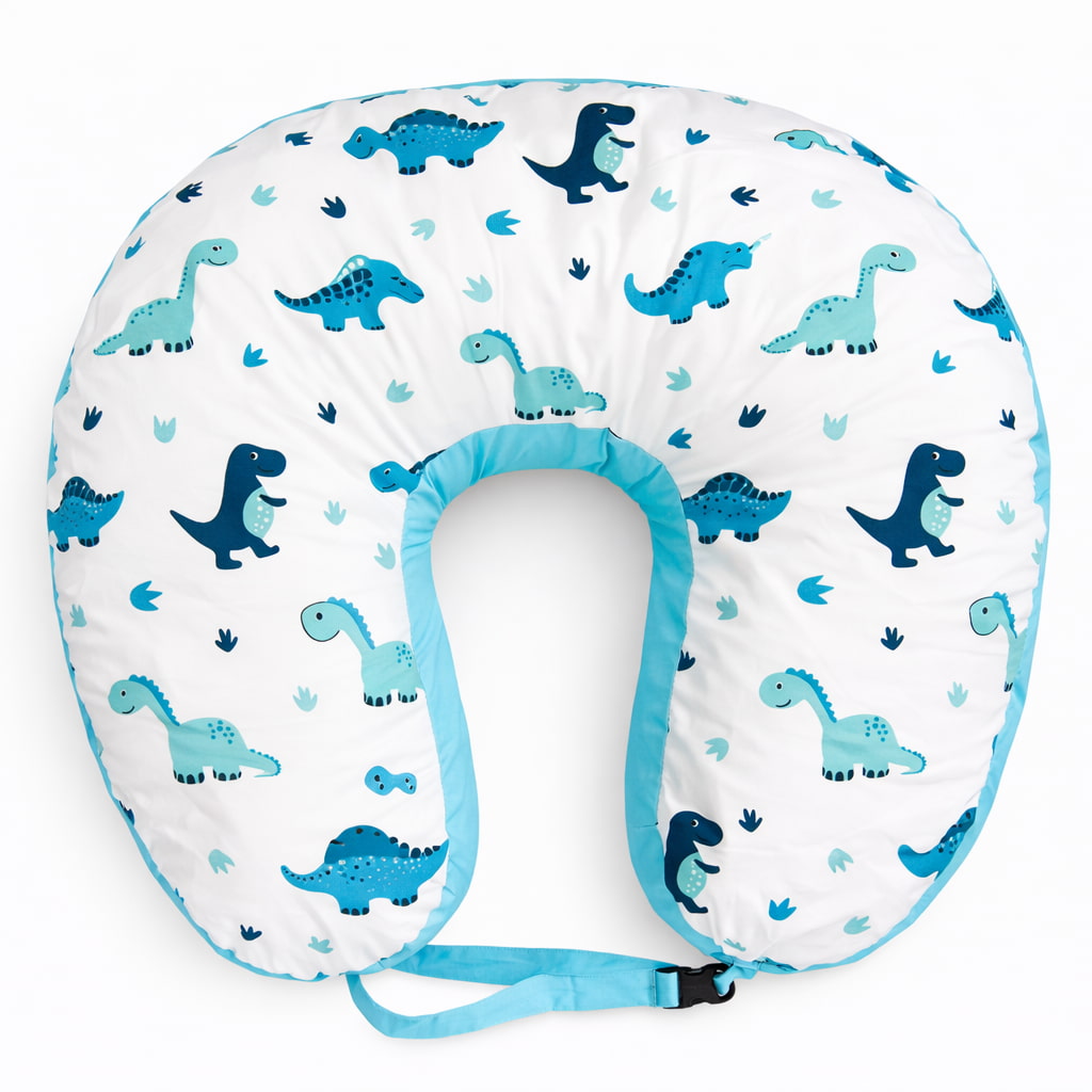 Feeding Pillow-2.0-Blue Dino