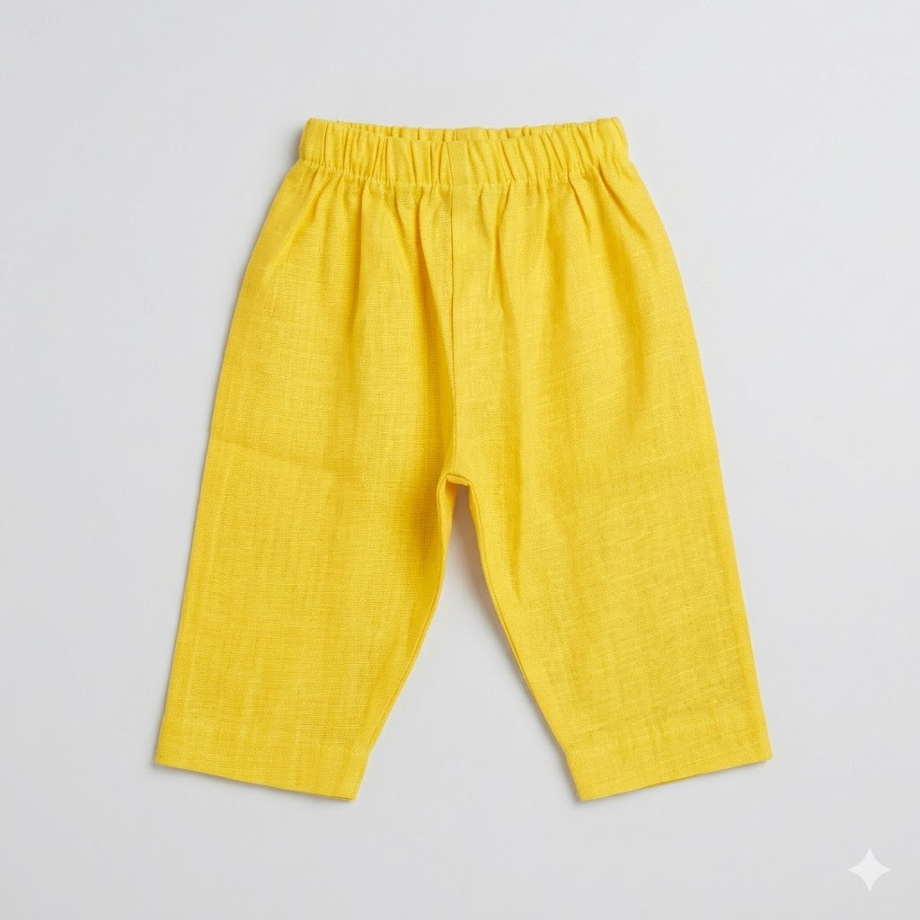 Newborn Ethnic set- Yellow Golden Buttas Ponn Ceremony Set