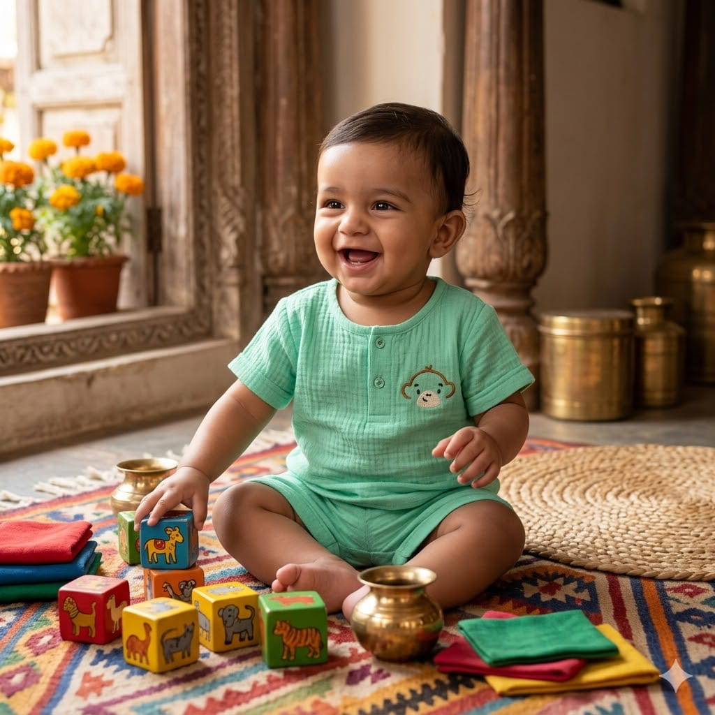 Muslin coords set-Crinkle-Happy Monkey