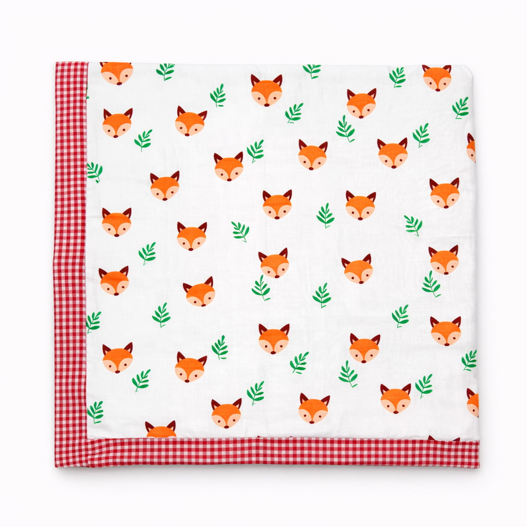 2 layer Holding Sheet-Fox Red border
