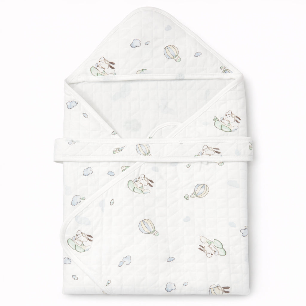 Hooded Towel wrapper-Flying Rabbit