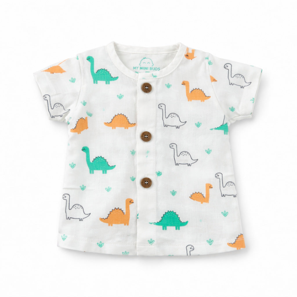 Muslin half sleeve jabla-dinos