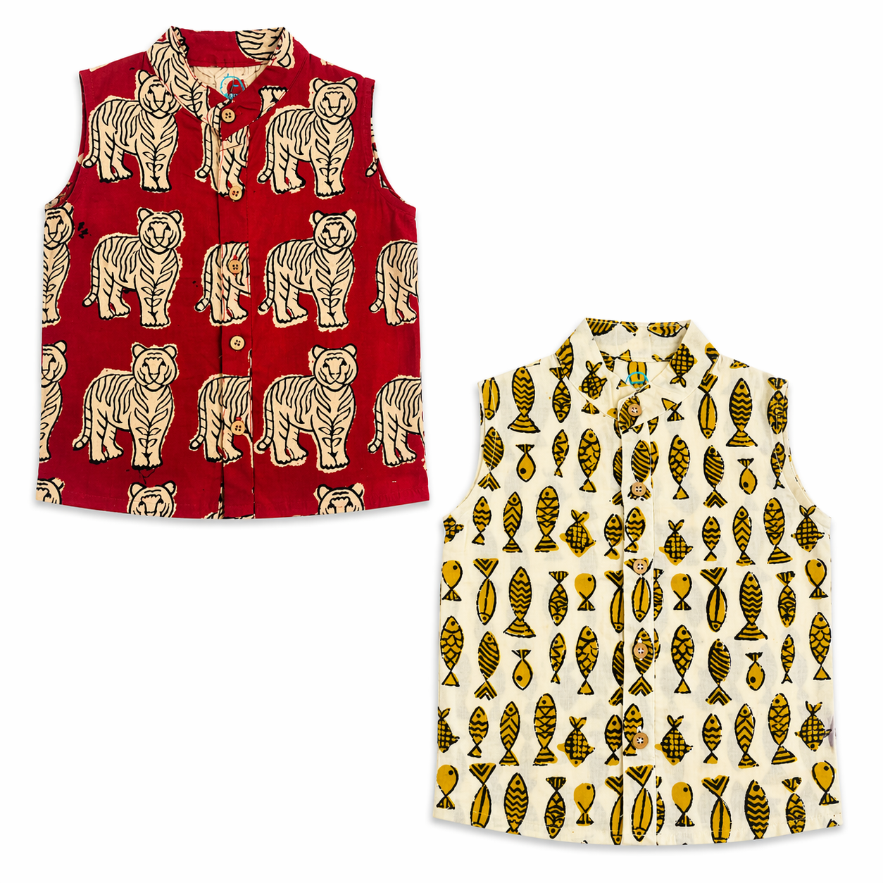 Sleeveless Co-ord Shirt - pack of 2(6-12m)