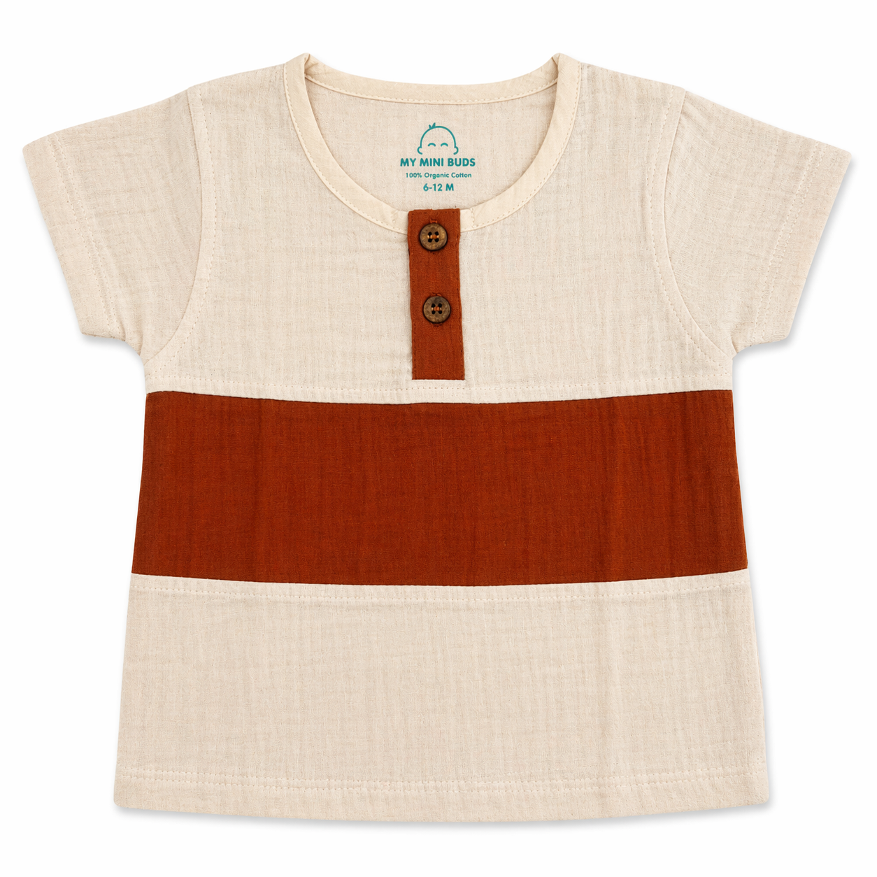 The Brown- Half Sleeve Shirt(6-12m)
