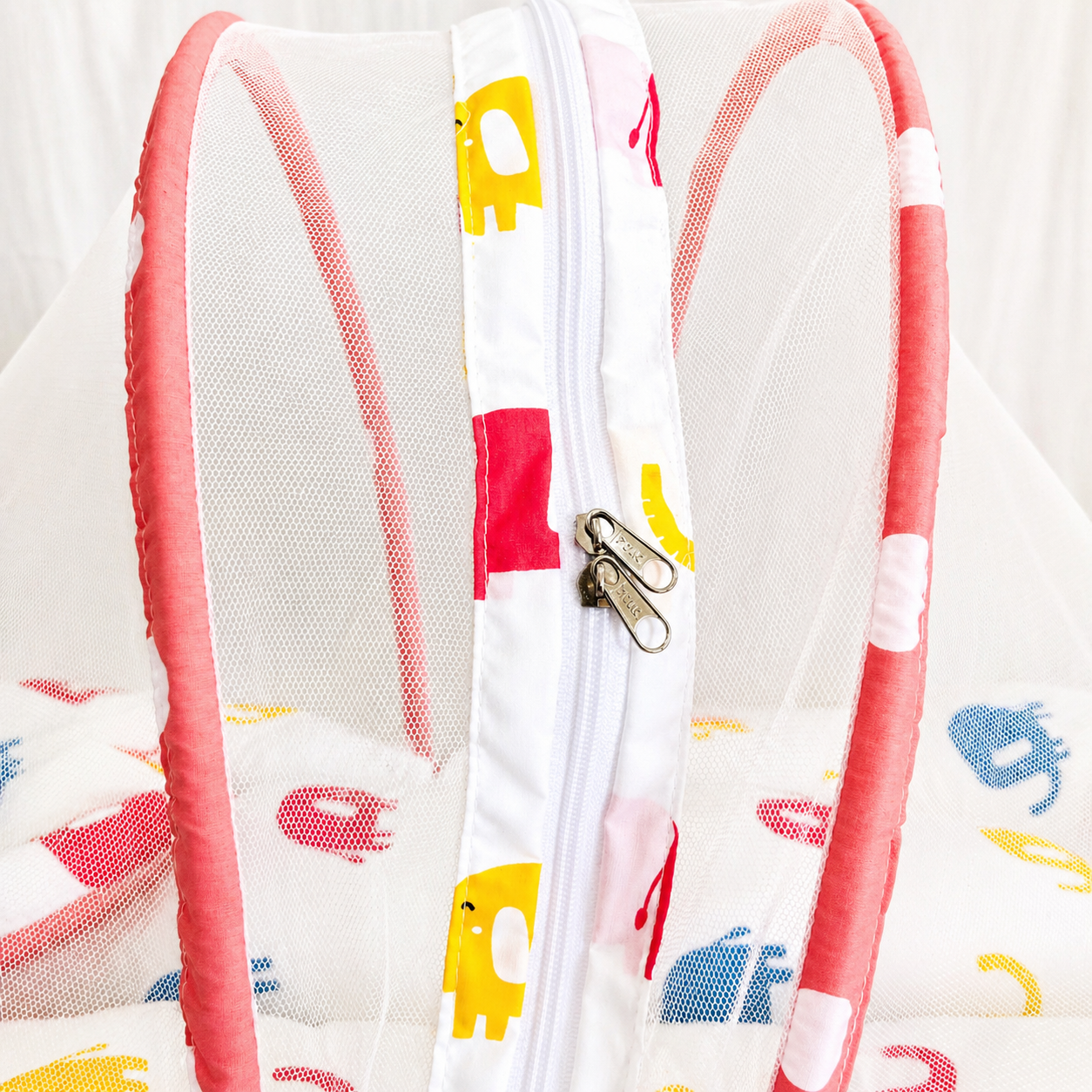 colour Elephant -New Born Bed wih Net