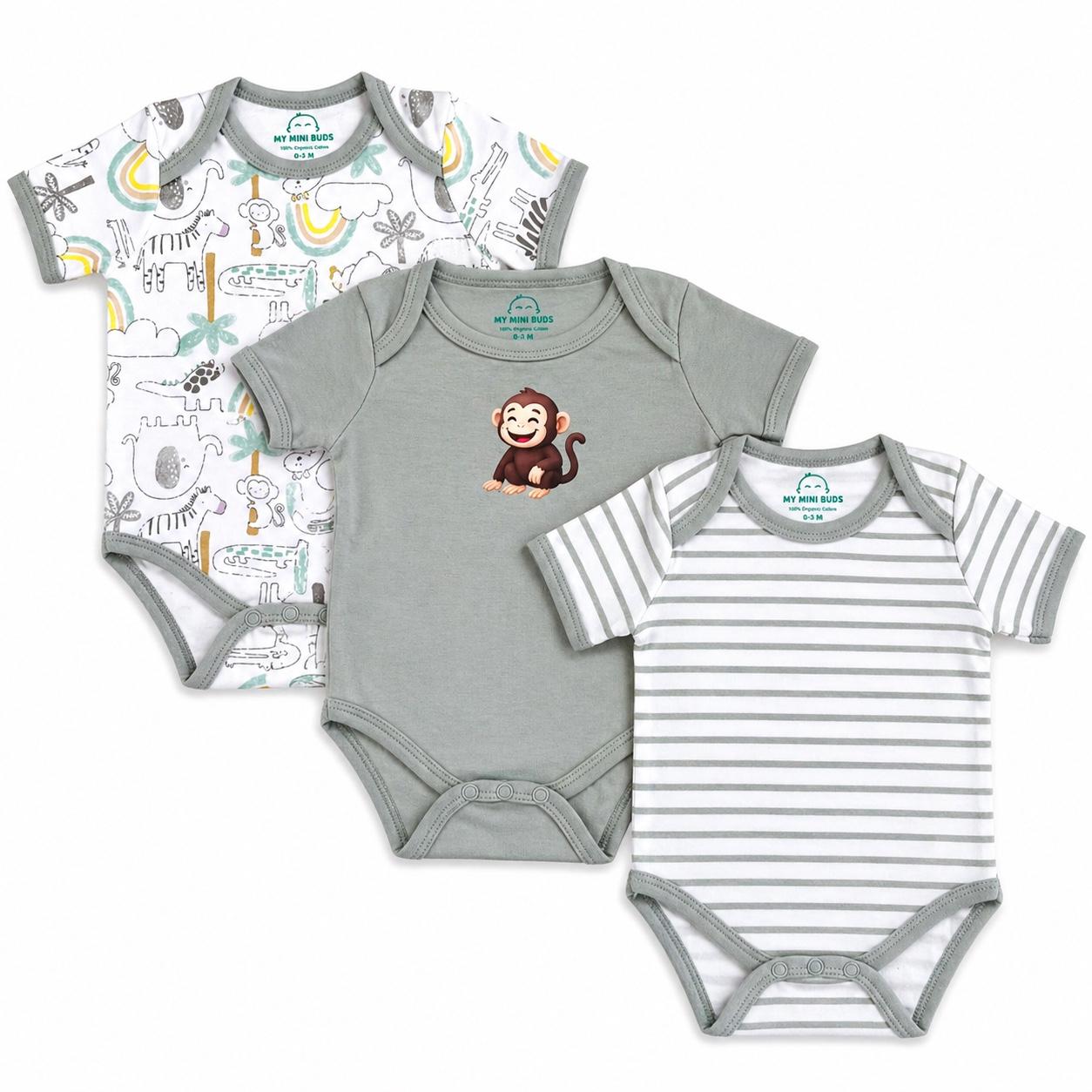 Gray Combo - Rompers