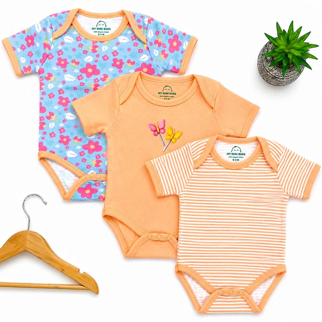 Orange Combo - Rompers