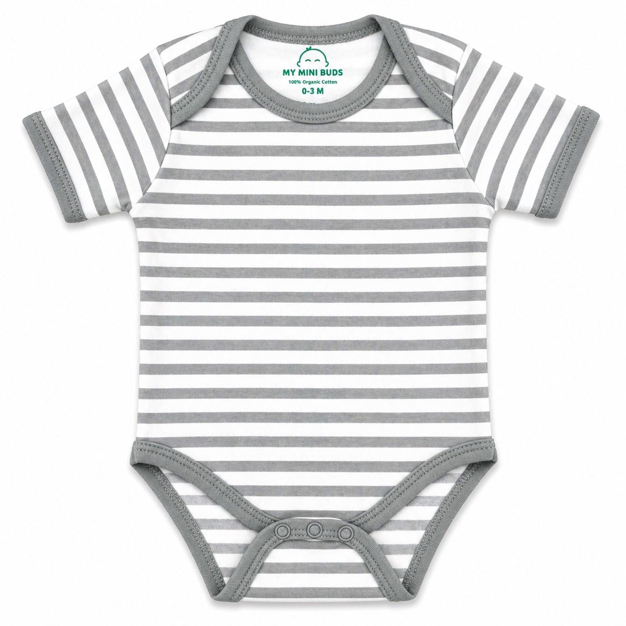 Grey Stripes - Rompers