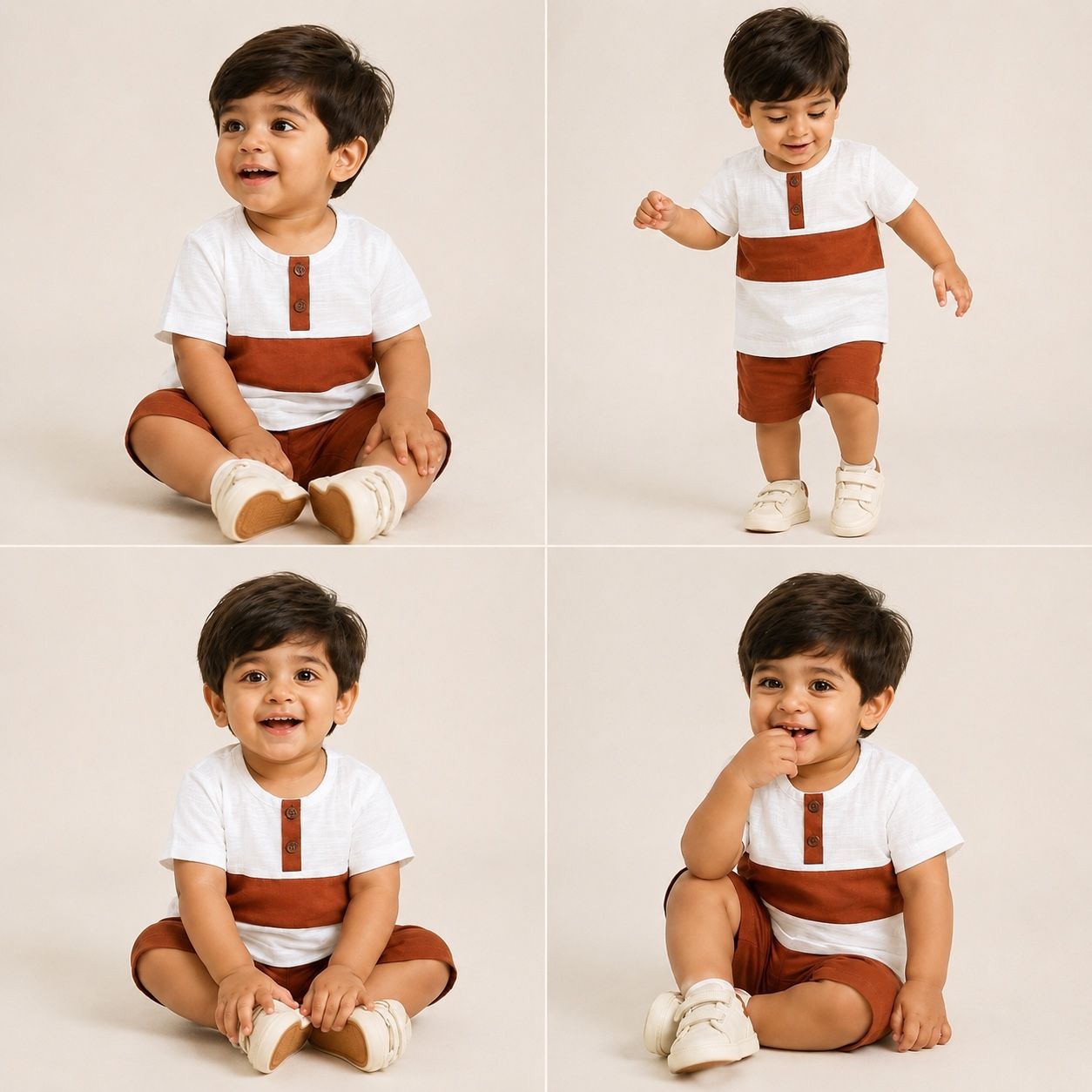 The Brown - Half Sleeve &Shorts