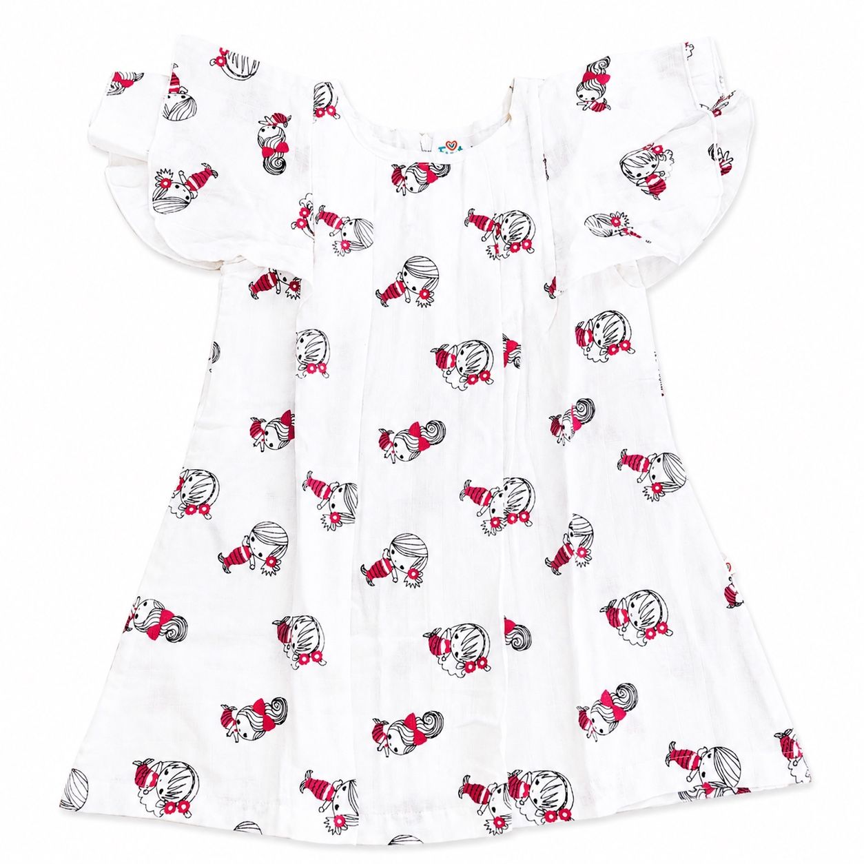 Ruffle Sleeve - Mermaid