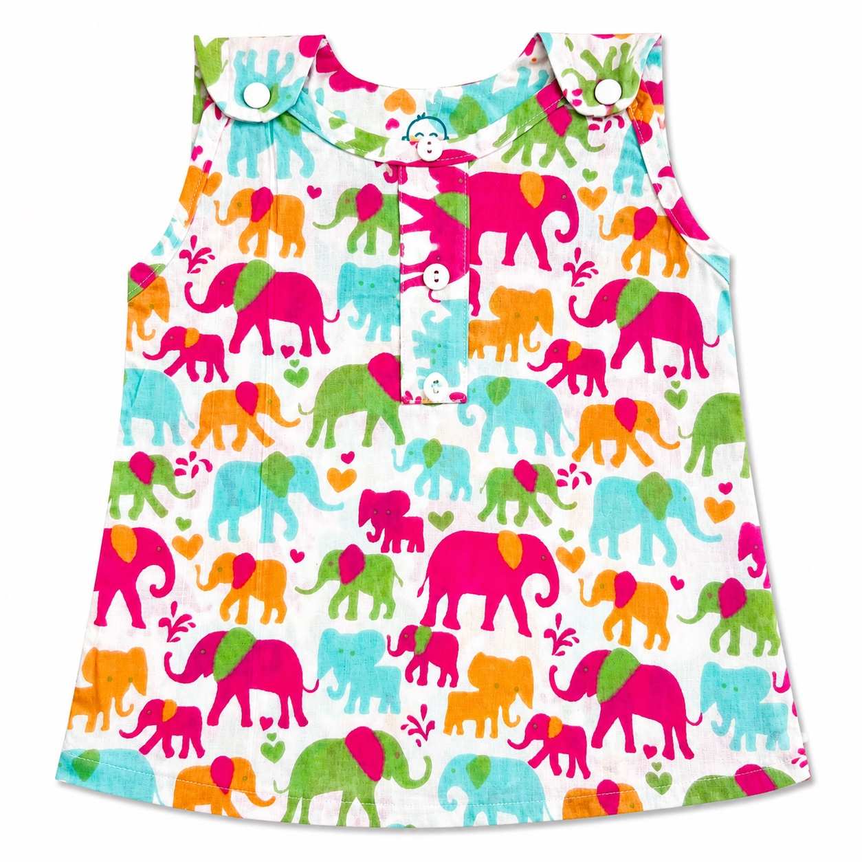 Playful Elephant - Jabla Shoulder Button