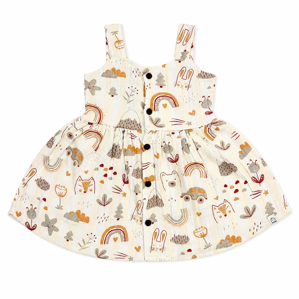 Yellow Cartoon - Nila Frock
