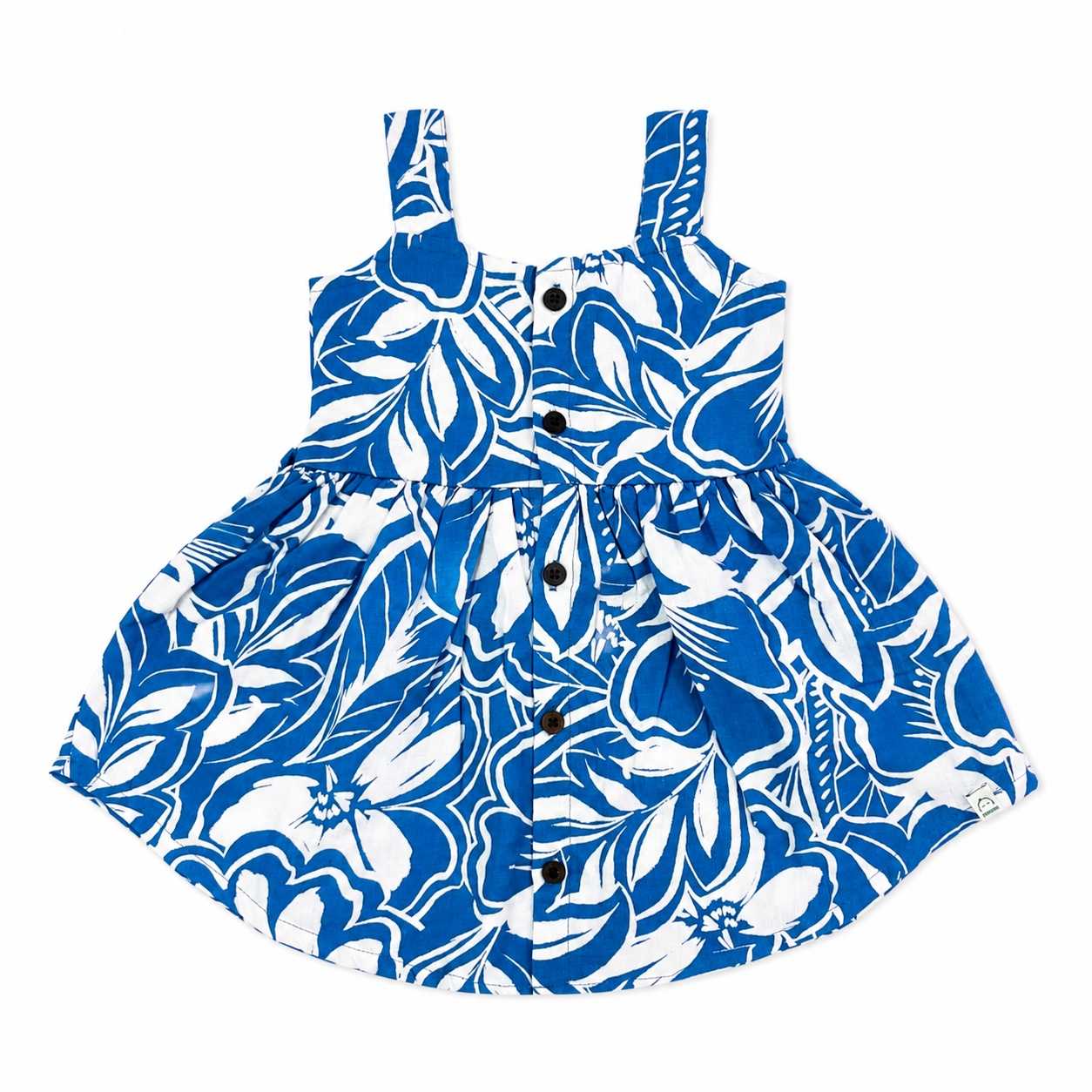Blue & White Floral - Nila Frock