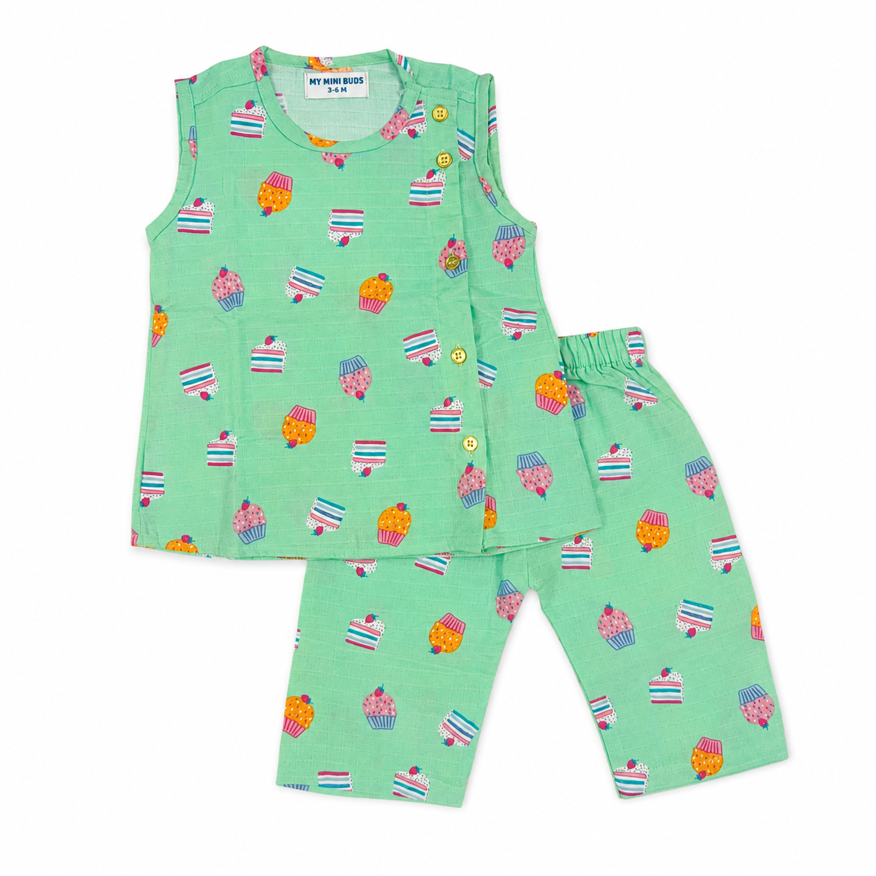 Cup Cake -Co-Ord Set-muslin