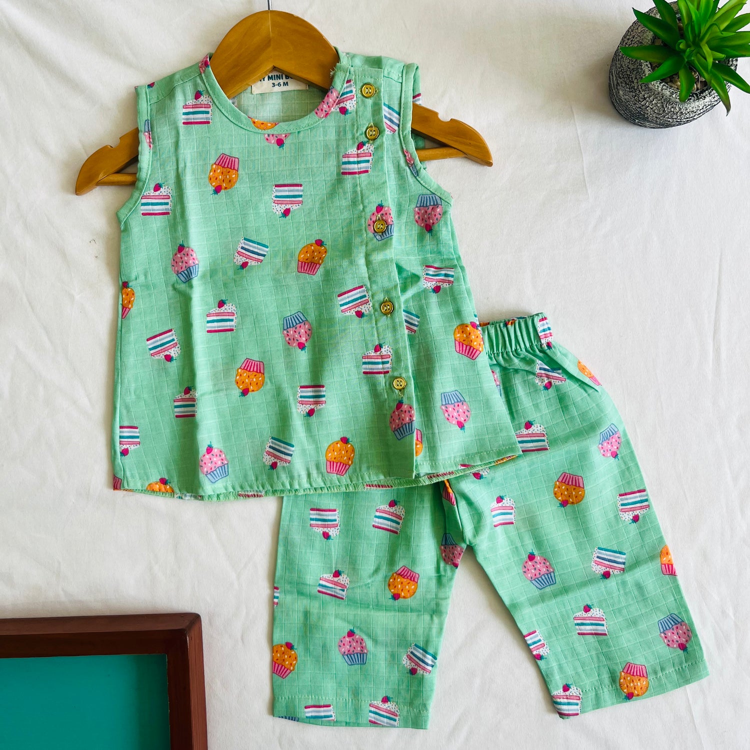 Cup Cake -Co-Ord Set-muslin