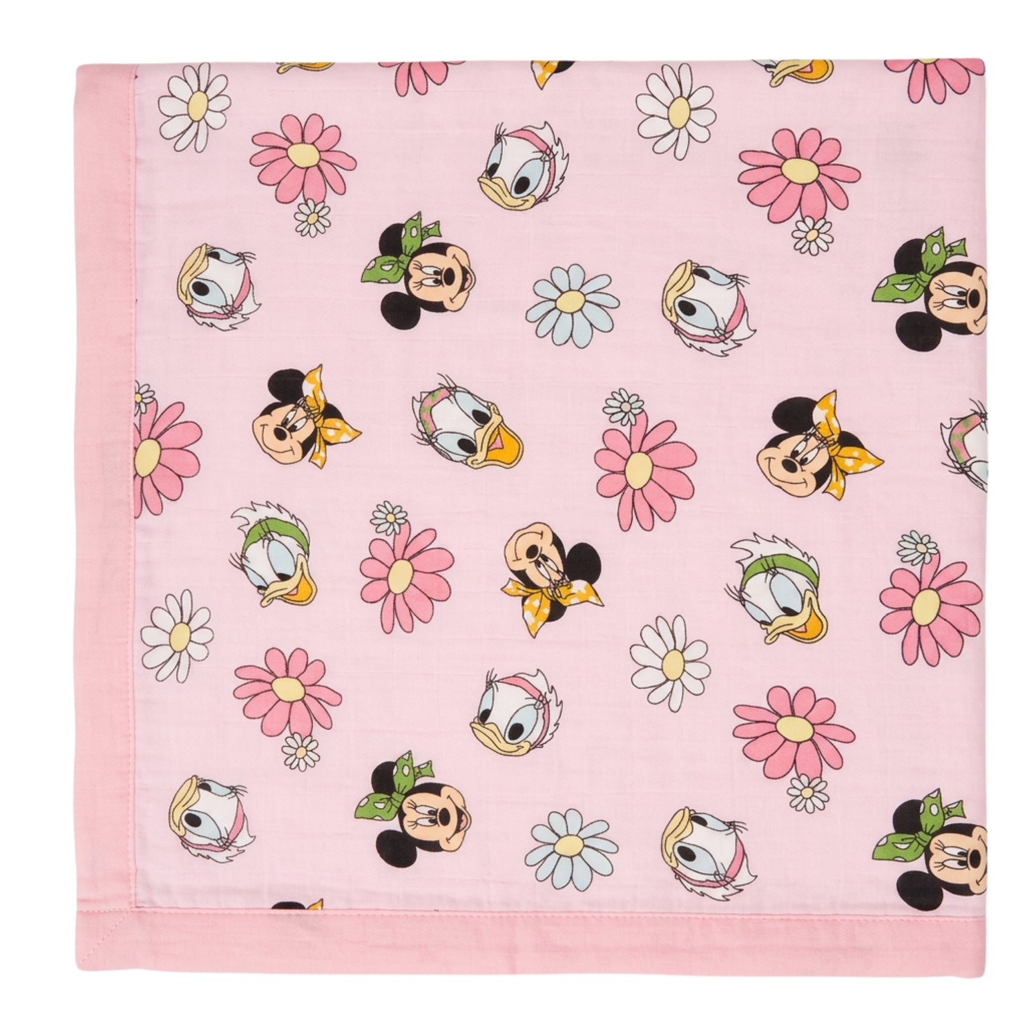 Mickey Mouse - 6 Layer Crinkle Muslin Baby Blanket - 110*110cm