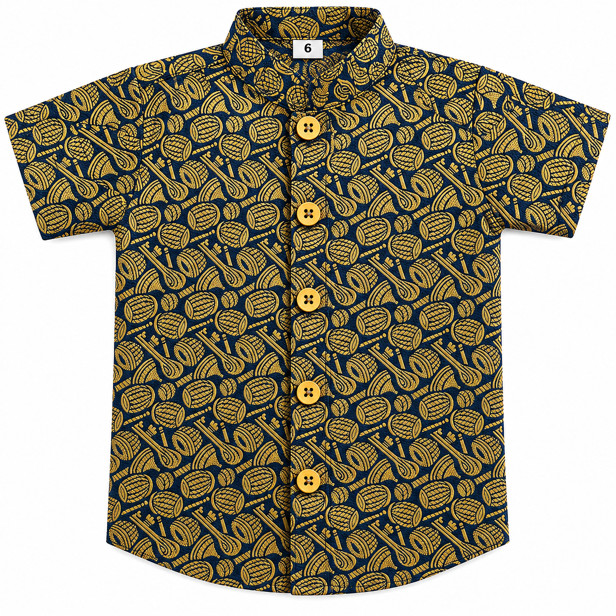 Kids Ethnic Shirt - Kalamkari (6-12M)
