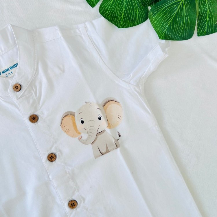 A Cute Elephant - Kids Shirt