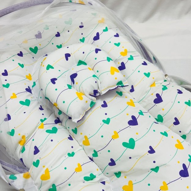 Little Heart-New Born Bed with Net