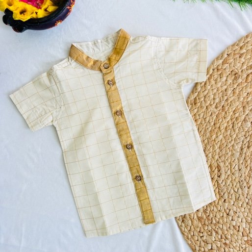 Kasavu Shirt -Ethnic Shirt