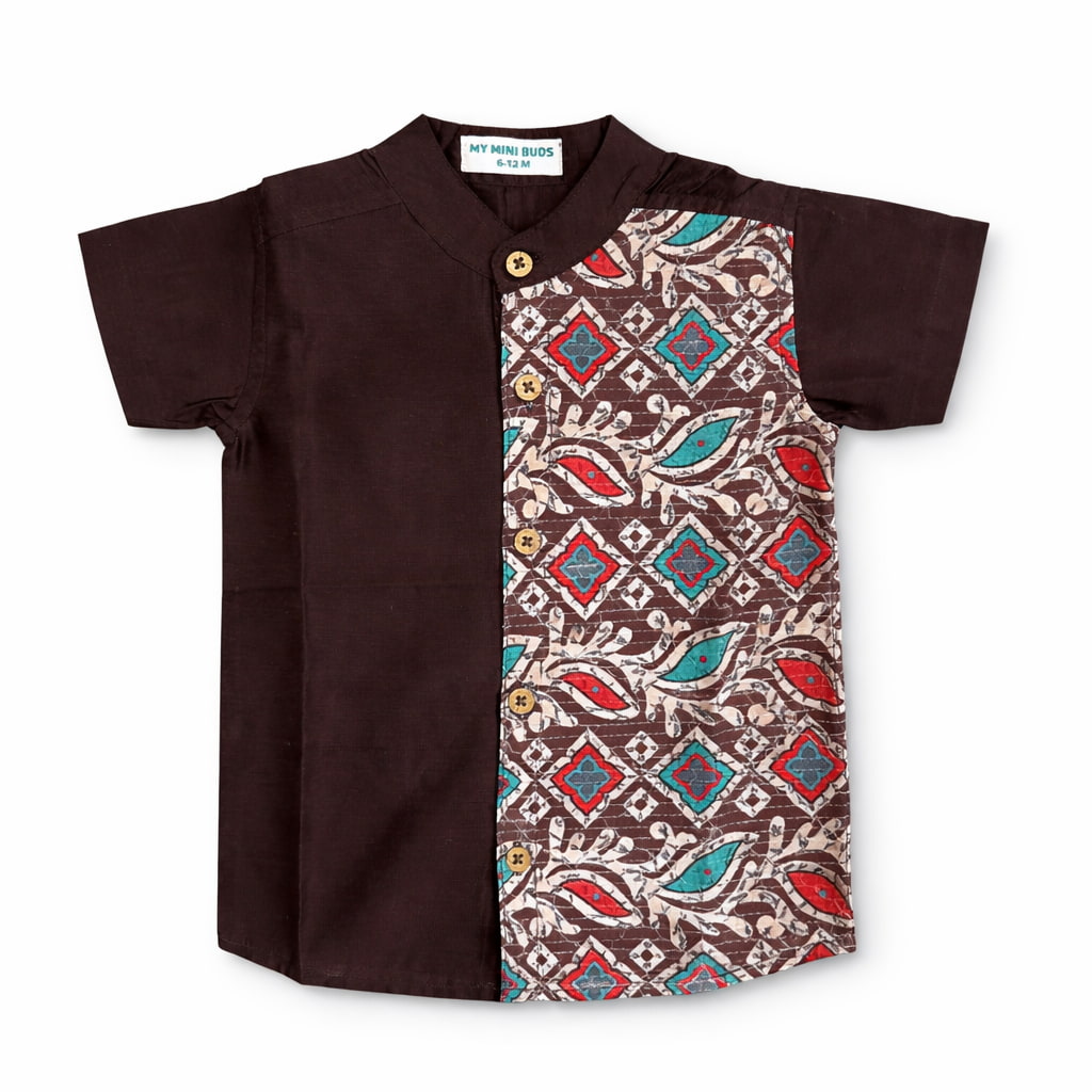 Ethnic Shirt-The Kanna Boho Brown