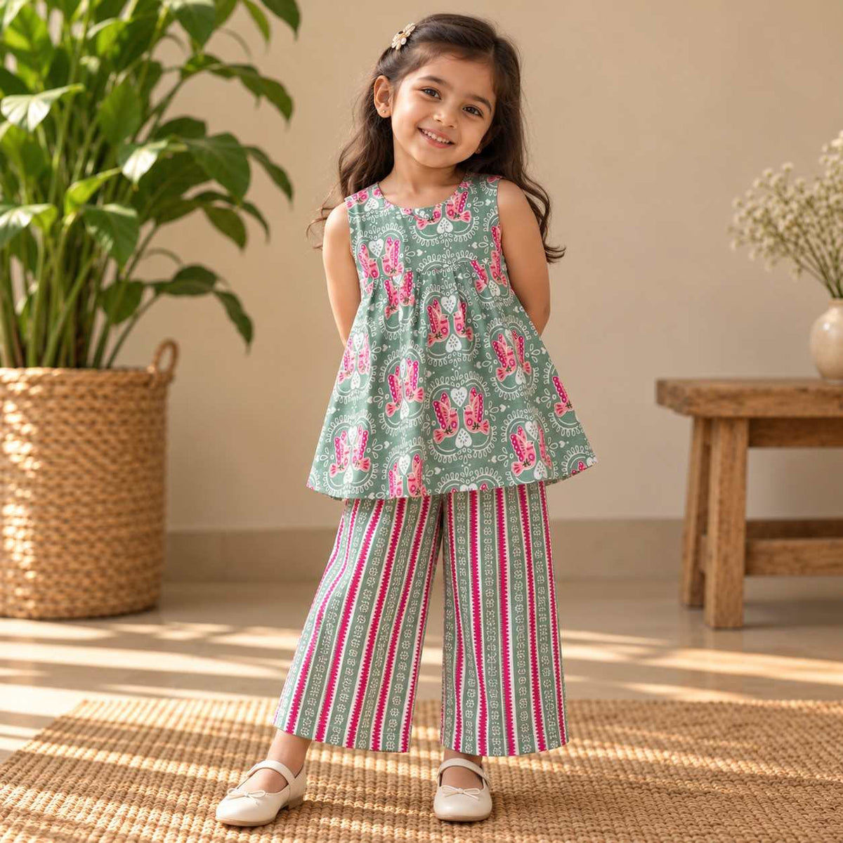Little Meadow Bloom Girls' Co-ord Set