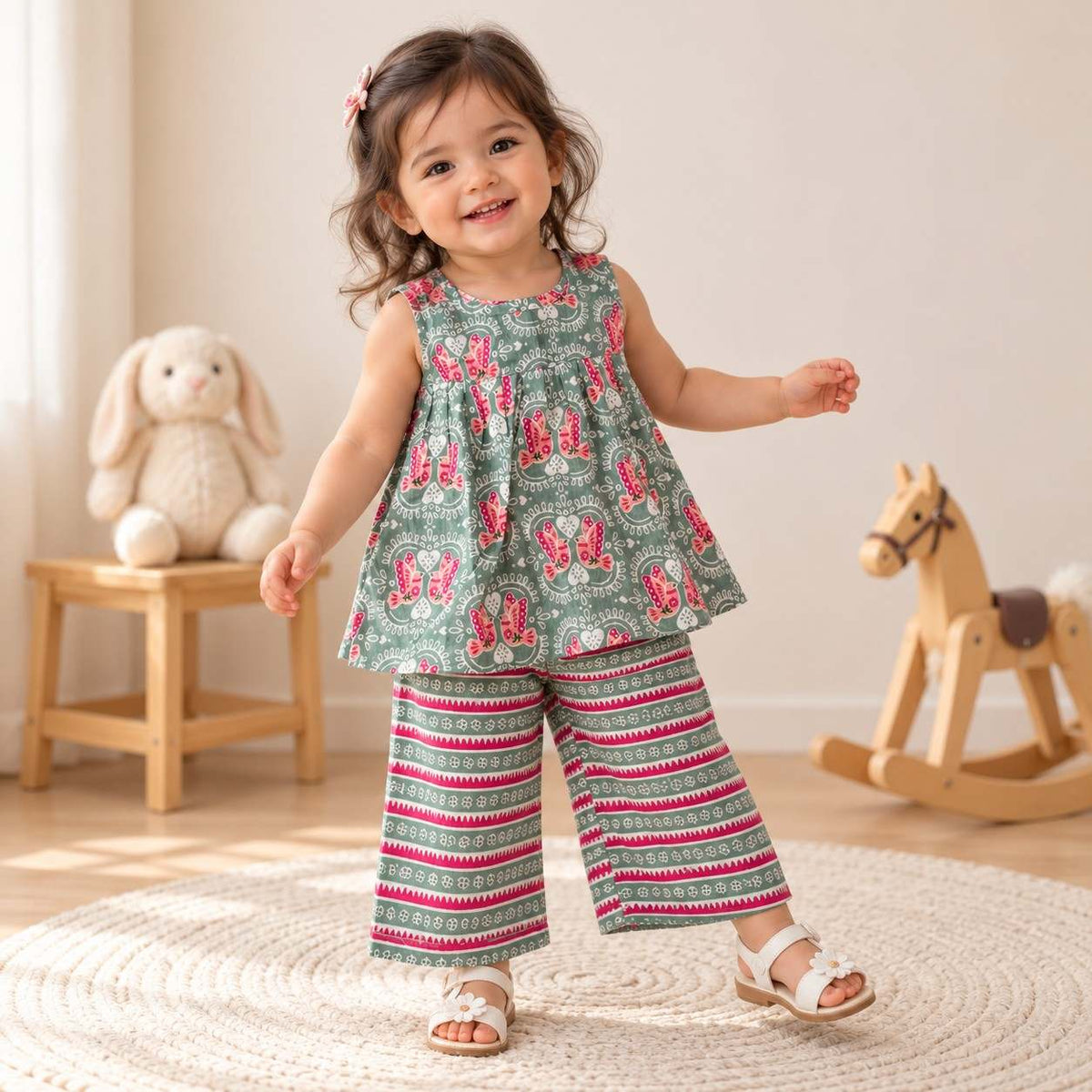 Little Meadow Bloom Girls' Co-ord Set