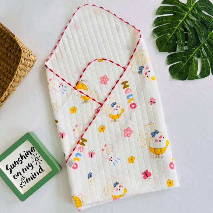 A Hello Duck -2 layer Blanket 85*85cm