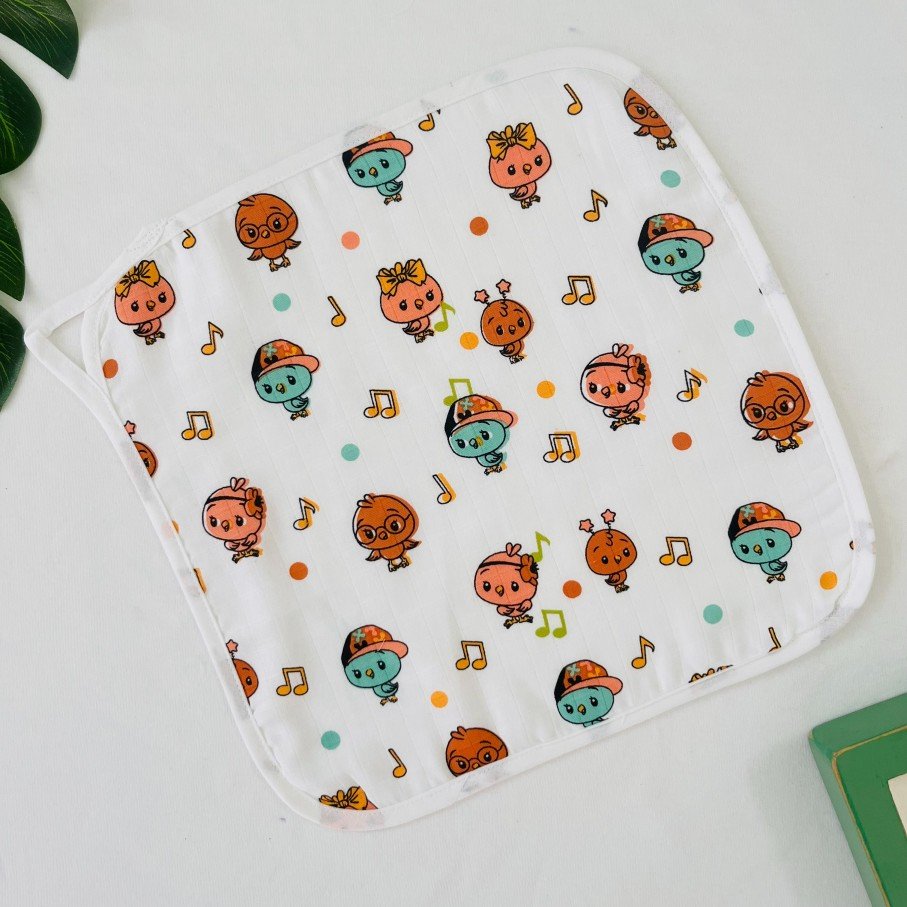 Wash Cloth-Music Birds