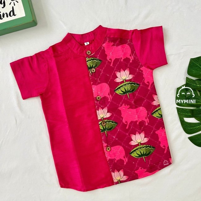 A Ethnic Shirt-Water Lily Royale