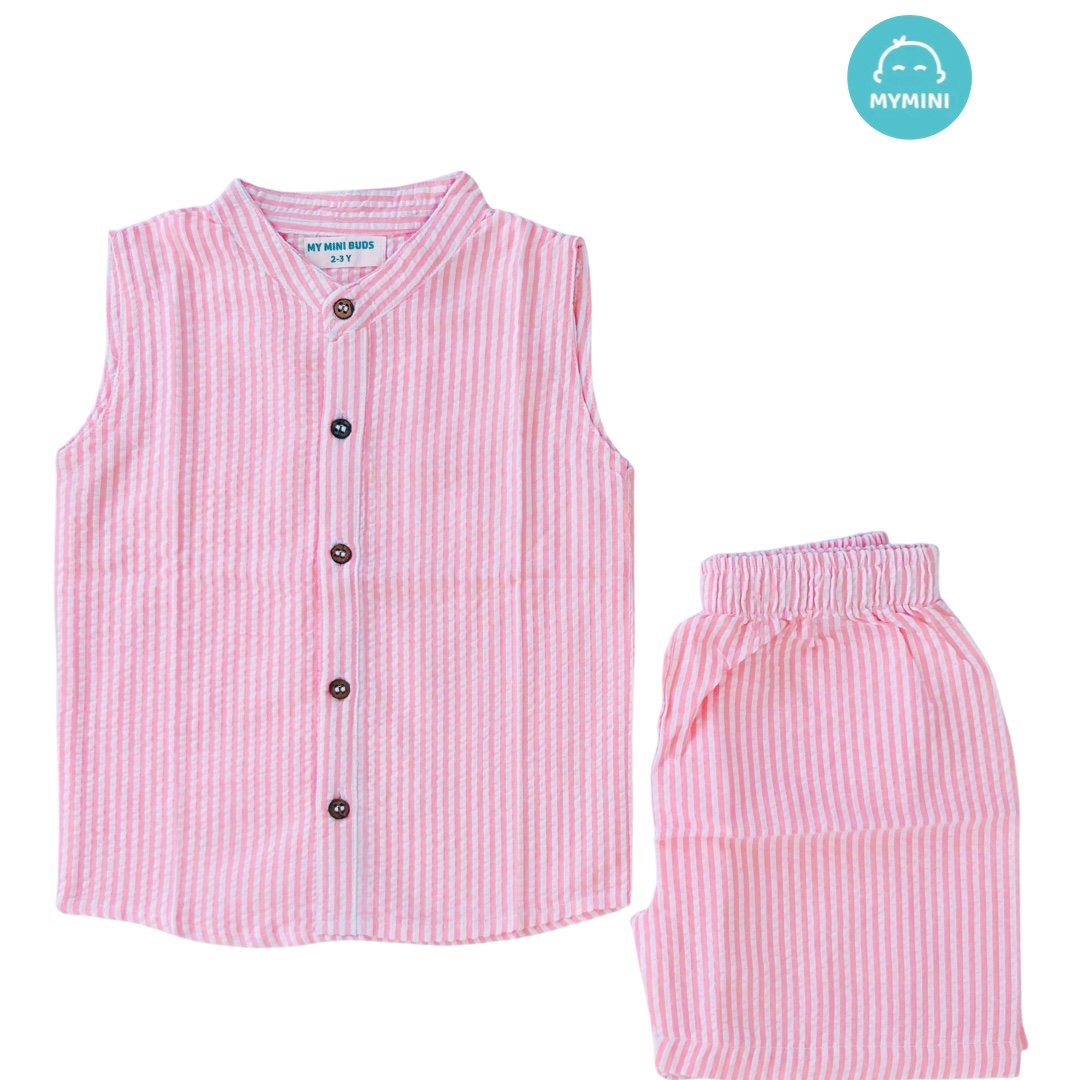Pink Stripe - Co-ords Set