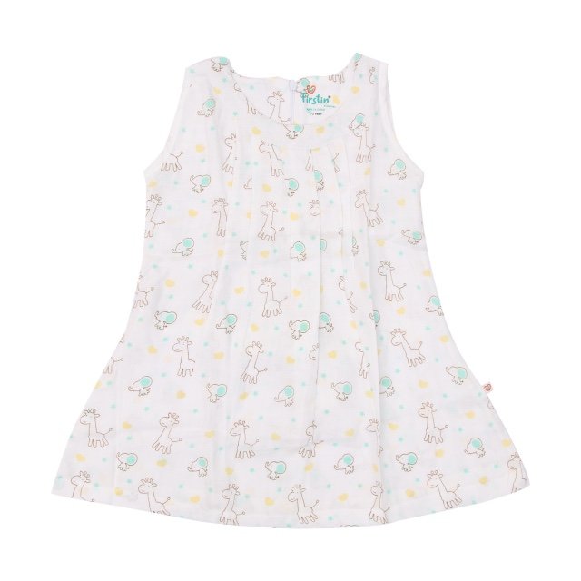 Sleeveless Frocks - Giraffee