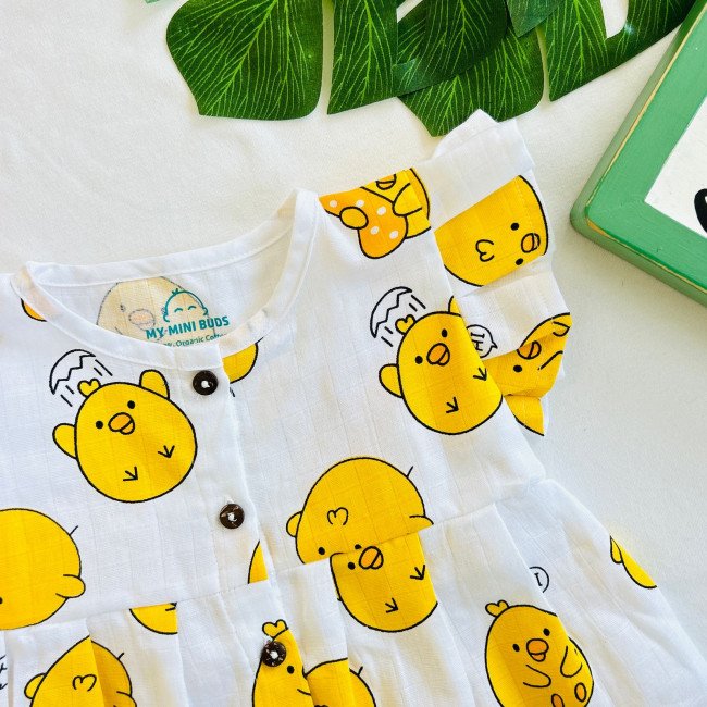 A Duck -Flower Frill Frock