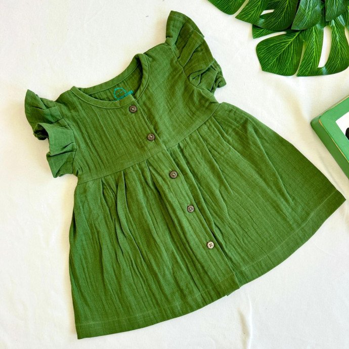 A Green - Frill Frock