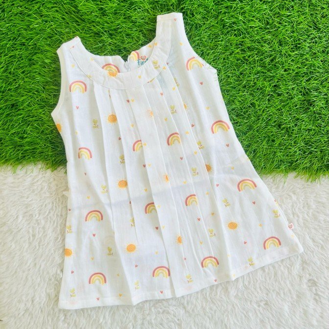 Sleeveless Frock - Sun