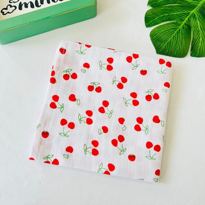 A Cherry Fruit -Muslin Towel