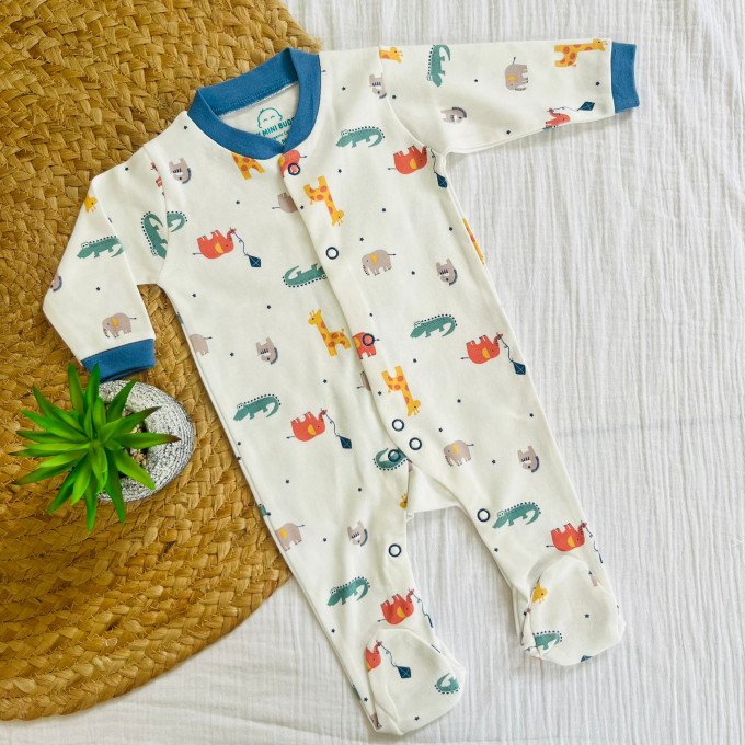 A Crocs & Elephant - Sleep Suit(3-6)