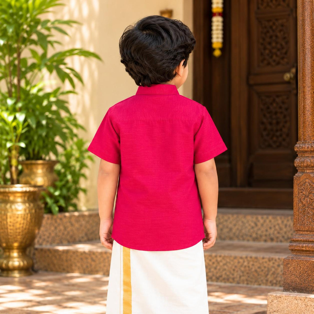 Royale Lotus Ethnic Shirt