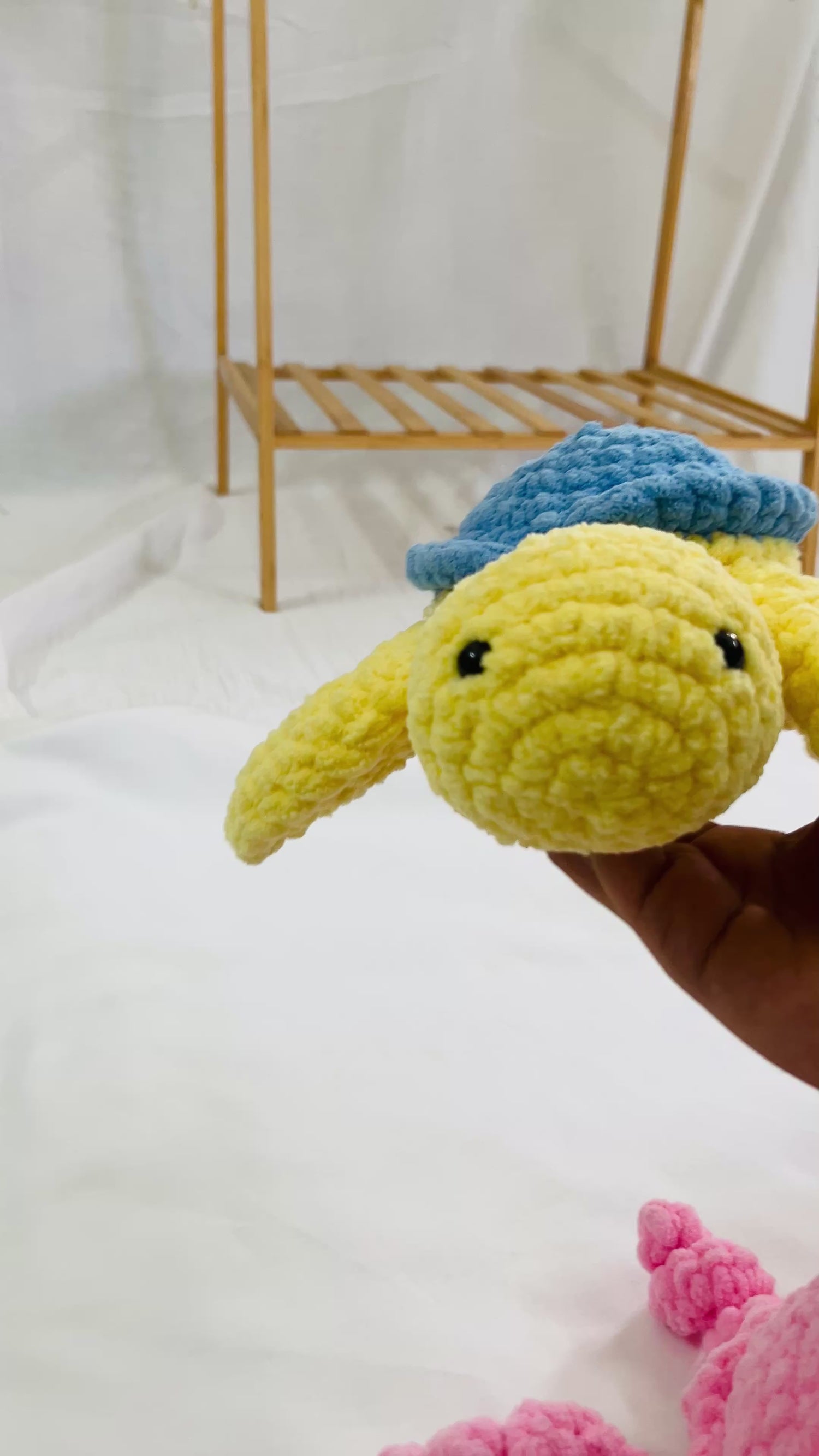 Crochet BabyToy-Cozy Turtle-Handmade