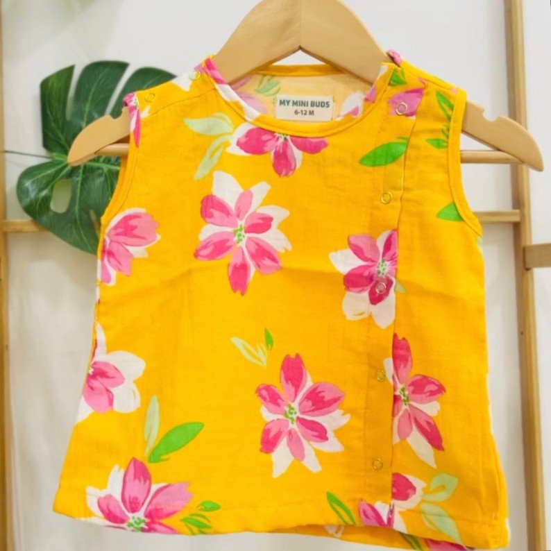 A yellow Floral - co-ord set