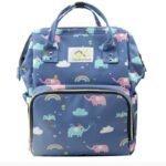 Blue elephant - Diaper Bag