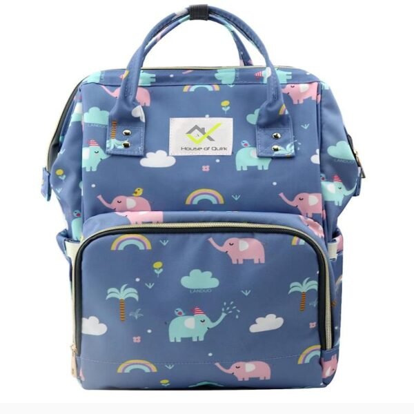 Blue elephant - Diaper Bag