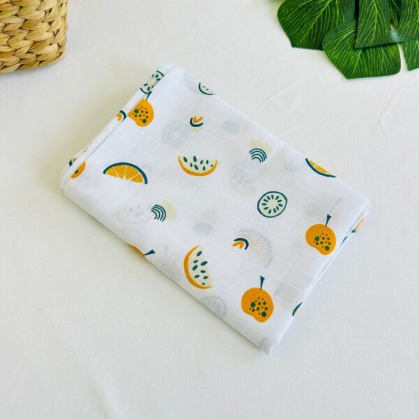 A Yellow Fruit-Muslin Towel