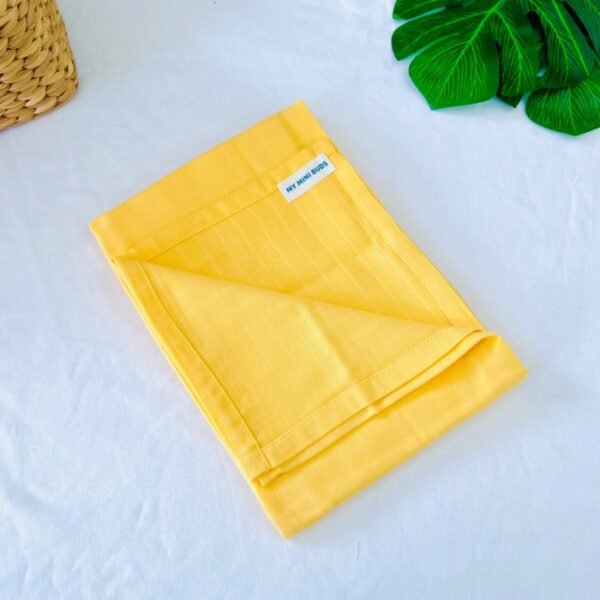 A Mustard Yellow-Muslin Towel
