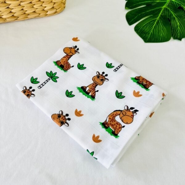 A Giraffe  -Muslin Towel