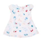 Blue Bird - Puff Hand Frock