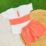 Peach colour  - Half Sleeve & Shorts