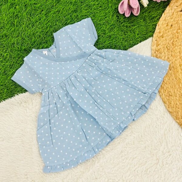 Cross Over Frock-  A Blue star