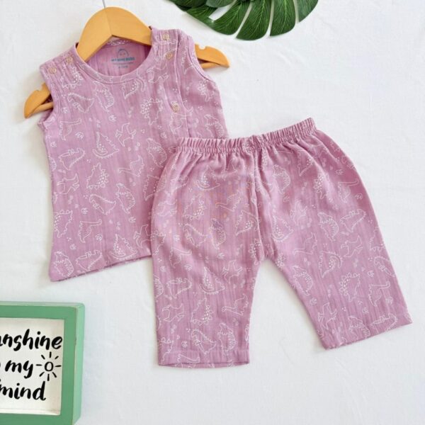 A Purple Dino- Co-Ord Set Unisex